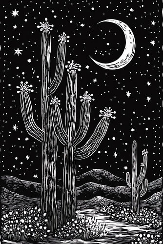 Cactus Moon I