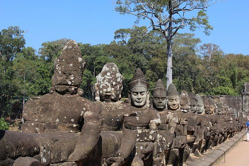 Acient Angkor Bridge