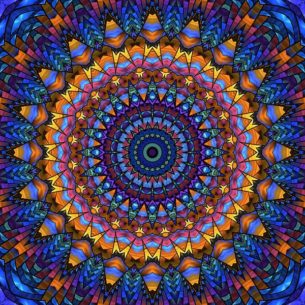 Mandala Regenbogen von Marion Tenbergen