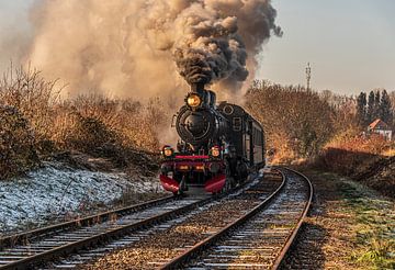 Steam locomotive E2 1040 of the Miljoenenlijn - Zuid Limburgse Stoomtrein Maatschappij (ZLSM) by Flachsfotografie