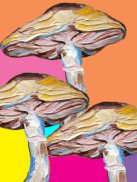 Champignons psychédéliques par Alice Straker