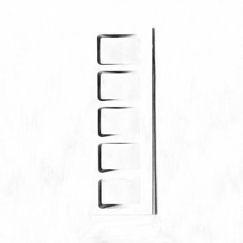 Abstrakter Minimalismus in Schwarz und Weiß