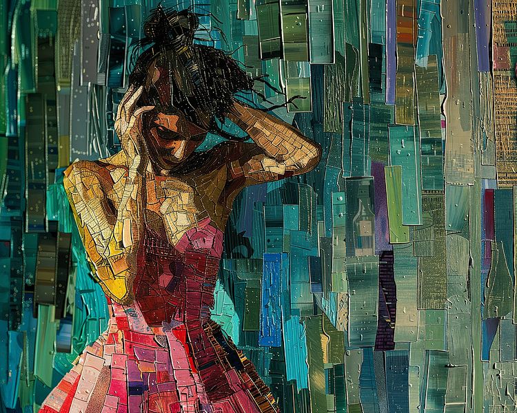 Frau Modern | Kunst von ARTEO Gemälde