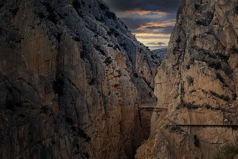 Wanderweg El Caminito del Rey, Spanien. von Hennnie Keeris