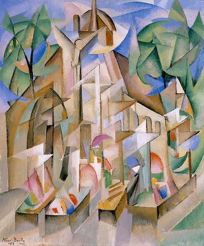 Alice Bailly - Friedhof, 1913