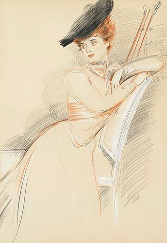 Paul César Helleu - Miss Taylor seated