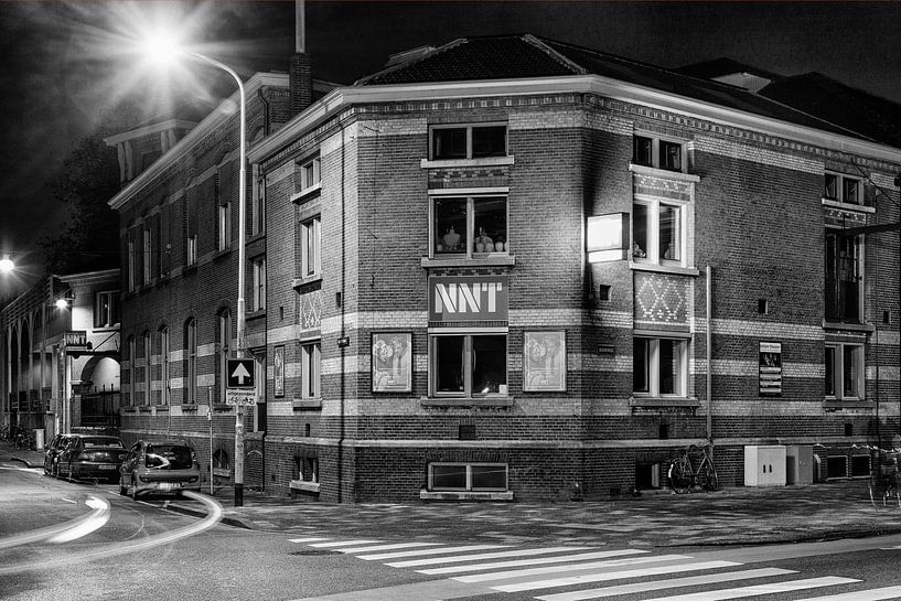 L'usine de machines de la ville de Groningen (en noir et blanc) par Evert Jan Luchies