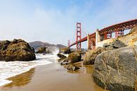 Golden Gate Brücke von Remco Bosshard Miniaturansicht