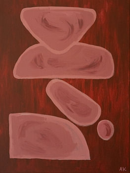 Rouge „ & “ in Burgunderrot