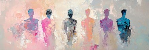 Couleurs douces personnes