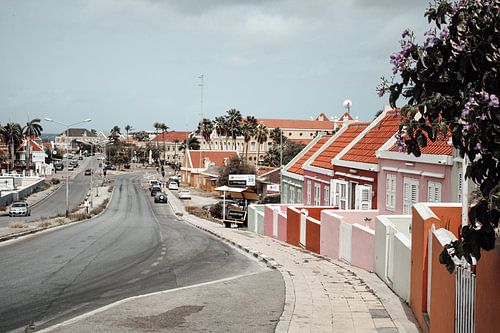 Curaçao - Gekleurde huisjes in Willemstad