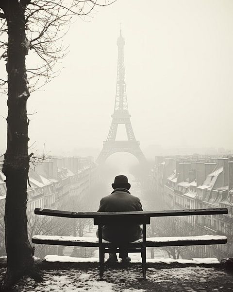 Vue de la Tour Eiffel par Studio Allee
