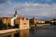 Uitzicht vanaf de Karelsbrug in Praag van Marit Lindberg thumbnail