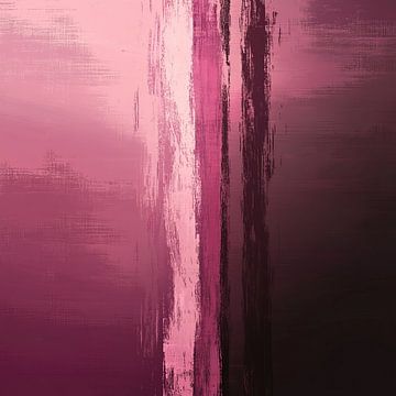 Strepen in Roze van Modern Collection