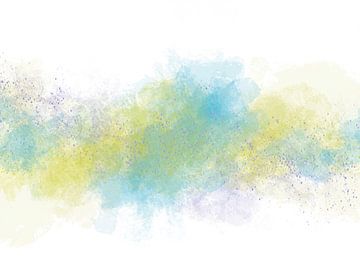 Pastelkleur Abstract 02182024 van Iris Holzer Richardson