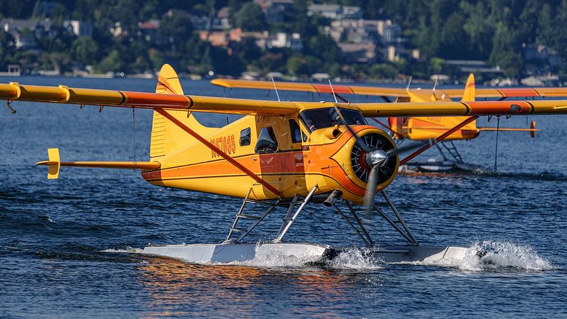 Landed De Havilland Canada DHC-2 Beaver. by Jaap van den Berg