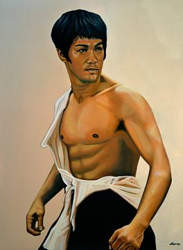 Bruce Lee Schilderij von Paul Meijering