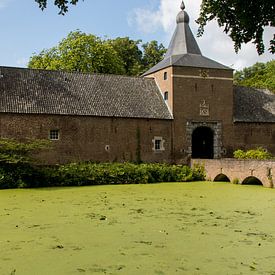 Kasteel Arcen bij het dorpje Arcen/ de voorburcht van Hans Blommestijn