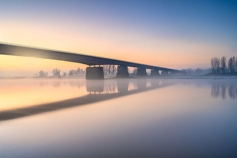 Nebel in der Morgendämmerung von Max ter Burg Fotografie