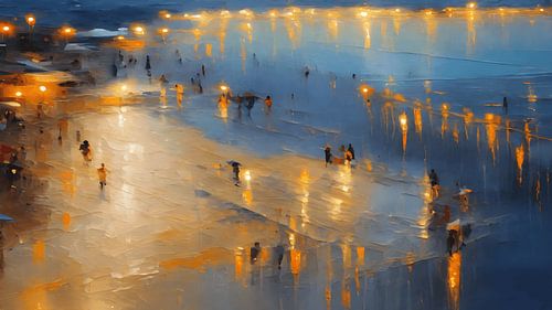 Abstrakter Strand