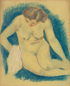 Paul Gauguin – Sitzender Akt, von oben gesehen, 1889