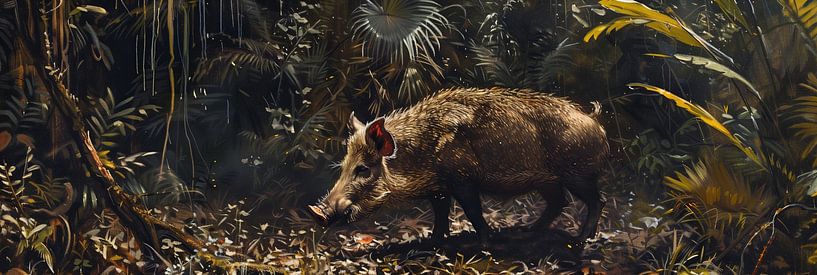 Wildschwein im Wald von Whale & Sons