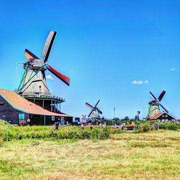 Zaanse Schans Zaandam Nederland van Hendrik-Jan Kornelis