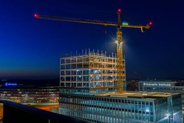 Baustelle im Dunkeln von Alex Hoeksema