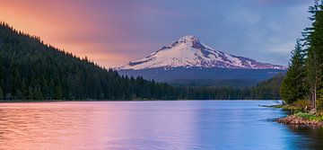 Sonnenuntergang Mount Hood von Henk Meijer Photography