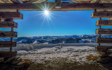 Uitzicht winterlandschap van Mario Calma