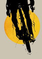 Minimal Art Biker #minimal