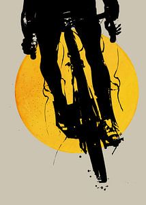 Minimal Art Biker #minimal von JBJart Justyna Jaszke