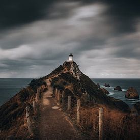 Leuchtturm - Neuseeland von Jip van Bodegom