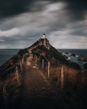 Lighthouse - New Zealand by Jip van Bodegom