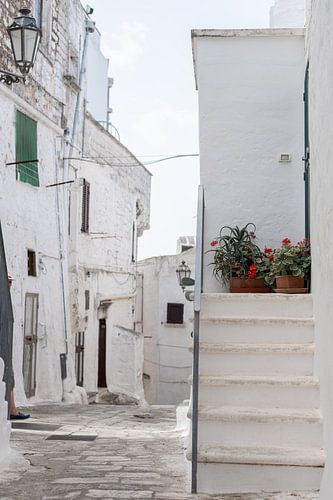Gezellige straat van Ostuni