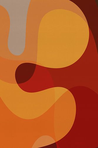 Oker Herinnering in Abstracte Stroom