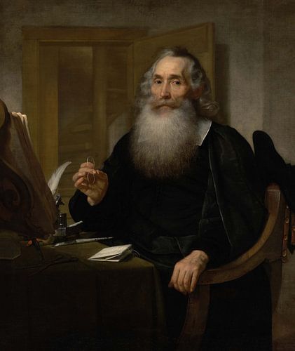 Portret van Petrus Scriverius, Bartholomeus van der Helst