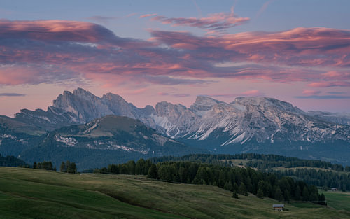 Evening falls