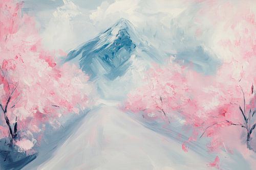 Chemin des fleurs de montagne