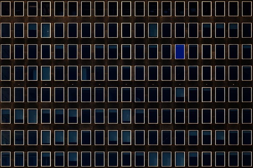 Blauw raam von Maerten Prins
