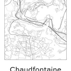City map - Belgium - Chaudfontaine by Ramon van Bedaf