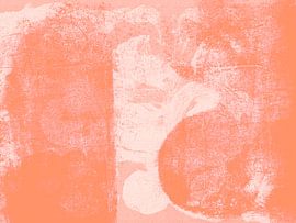 Formes abstraites inspirées du wabi-sabi sur Art minimaliste abstrait