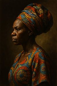 Porträt einer afrikanischen Frau