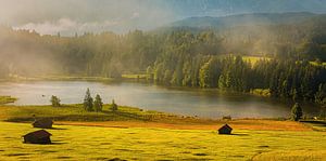 Sonnenaufgang am Geroldsee