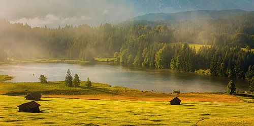 Lever de soleil à Geroldsee