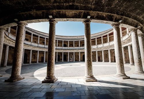 Architecture in the world famous Alhambra