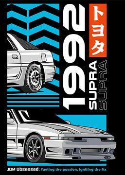 1992 Toyota Supra MK 3 JDM Car by Adam Khabibi
