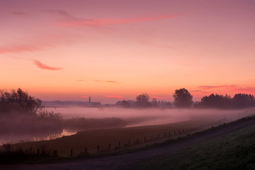 Floodplains overlooking Rhenen's Cuner Tower