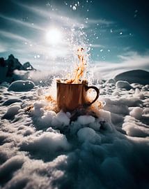 Kaffee im Winter
