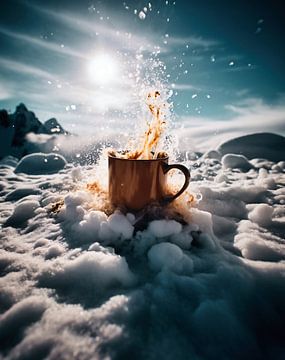 Kaffee im Winter von fernlichtsicht